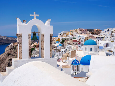 Church of Saint John the Baptist, Oia Village, Santorini or Thira Island, Cyclades, Greece