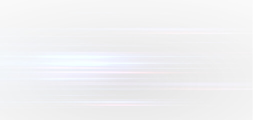 Obraz premium Abstract Neon Light Speed Lines Overlay on Black Background