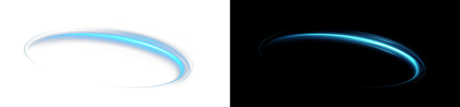 Glowing blue swirling circle. shining spiral light effect, futuristic colorful pedestal, shiny vector file, special glow effect for game