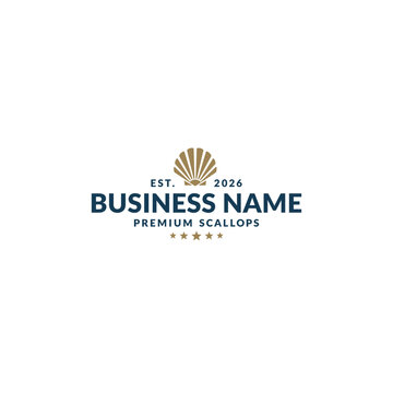 Scallop logo or icon design