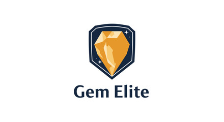 Gem Elite Logo with Diamond Icon.