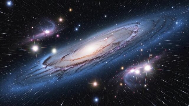 Spiral Galaxy in Deep Space Exploration 2.