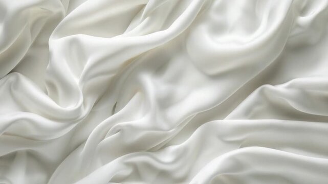 Close-up shot of white fabric texture