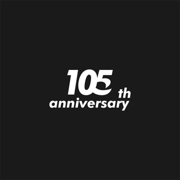 professional 105th anniversary logo,105th anniversary symbol,icon,celebrating 105th anniversary,105th anniversary logo,vector,illustration, logo, graphic, celebration, vector, background, banner