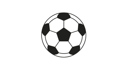 Fototapeta premium Soccer ball isolated on white background for sport and recreation