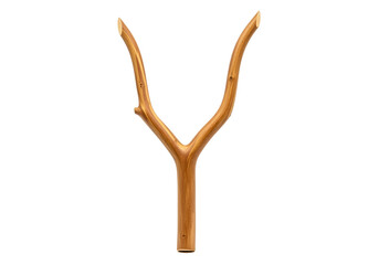 Obraz premium Wooden Y-Shaped Branch for Decorative or Craft Use