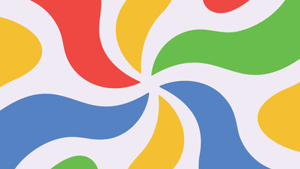 Fototapeta premium Vector colorful swirl pattern background
