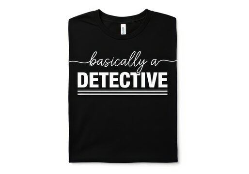 Basically a detective t shirt design