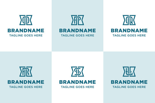 Letters KOK KPK KQK KRK KSK KTK Monogram Logo Set