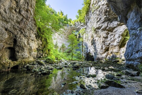 Zelske Jama cave, Rak river, Rakov Skocjan, Notranjska region, Slovenia
