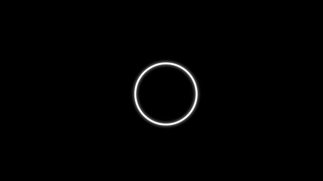 highlight circles fireworks explosion line shape blast, Circle burst, ellipse blast animation, glowing circle blast effect, smooth cinematic motion graphics in 4K resolution on black screen background