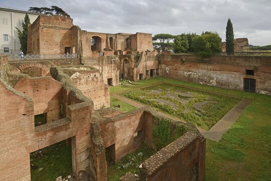 Roman Forum excavation site, Rome, Italy