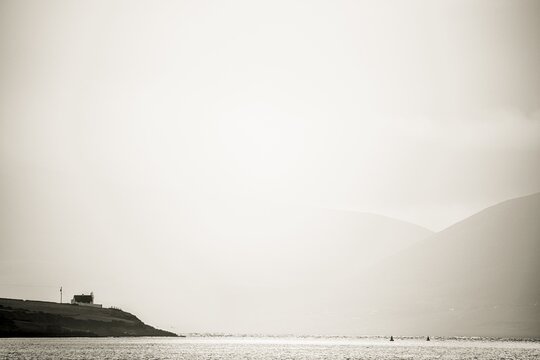 Small lighthouse on the shore, Dingle Peninsula, Kerry, Ireland