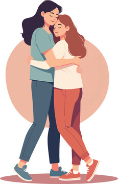 due persone che si abbracciano uomo donna amici amanti parenti fidanzati marito e moglie vettoriale 