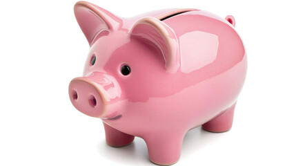 Fototapeta premium piggy bank isolated on a transparent background, 