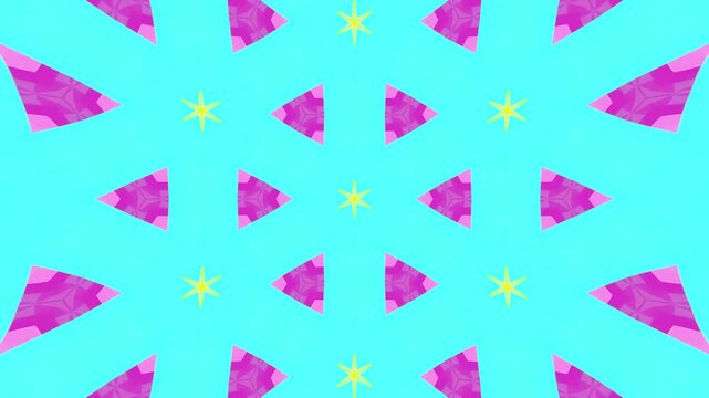 Kaleidoscope Background Loop &ndash; Abstract Radial Pattern Animation