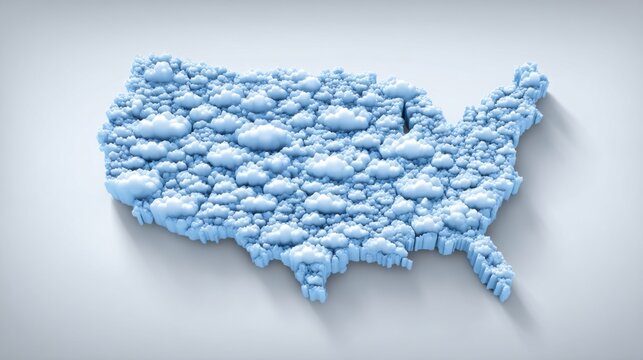 A comprehensive map of the united states representing resource redistribution planner concept and tools