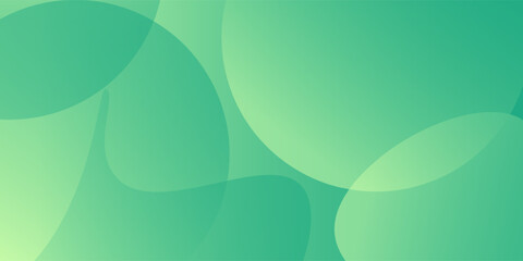 Fototapeta premium Abstract green fluid background with smooth organic shapes and soft gradient colors, modern minimal design for nature,