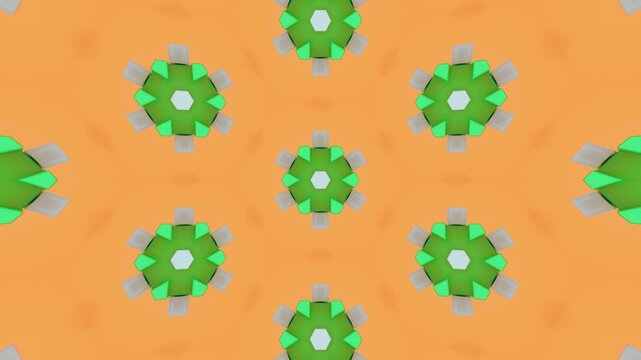 Abstract Kaleidoscope Pattern &ndash; Geometric Mandala Background Loop