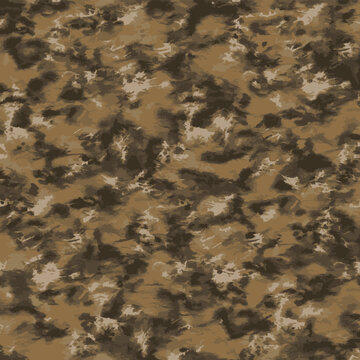 camouflage pattern in earthy brown and tan tones with a distressed texture.