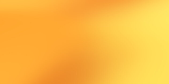 Vibrant abstract yellow orange blur background. Soft focus gradient of warm colors, smooth and colorful backdrop