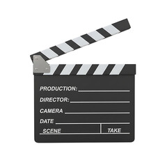 Fototapeta premium Black Movie Clapperboard