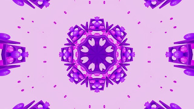 Kaleidoscope Mandala &ndash; Decorative Geometric Pattern Animation Loop