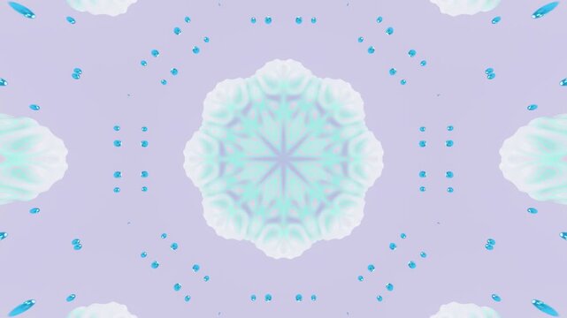 Geometric Kaleidoscope: A Dynamic 3D Mandala Mosaic. This abstract video features intricate ornamental patterns and bold symmetry