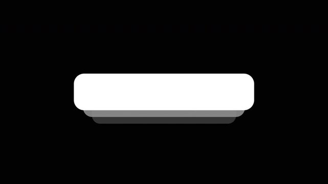 Clean White 3D Neumorphic Button Element Animation