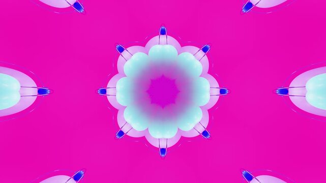 3D Mandala Kaleidoscope: An Ornamental Abstract Geometric Pattern Mosaic. This visually stunning video features bold patterns and dynamic symmetry