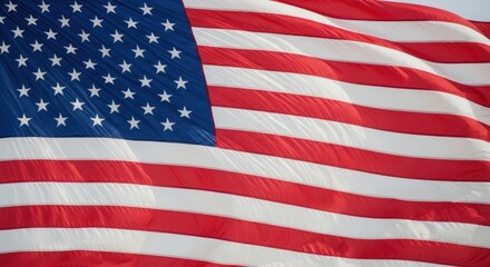 Fototapeta premium American flag on flag day a symbol of united states patriotism
