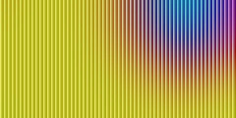 Obraz premium Vibrant vertical ribbed abstract background displaying a smooth horizontal gradient transition across the entire surface