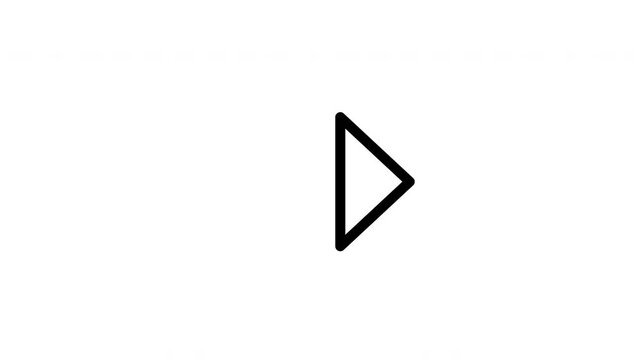 Dynamic swipe right line arrow animation alpha channel