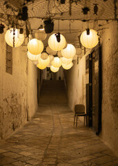 The streets of Polignano a Mare at night  © Michał Brzostowski 