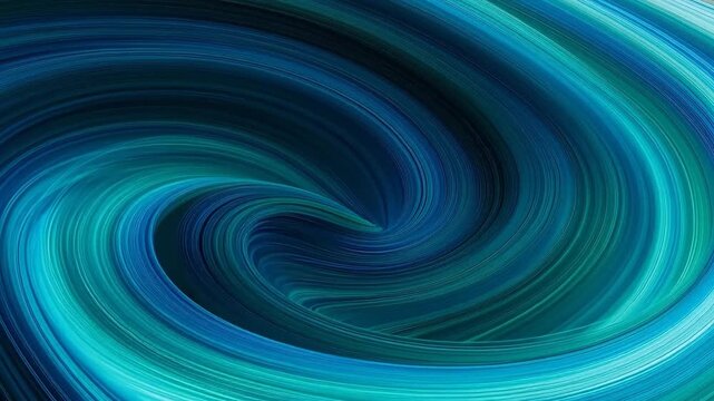 Abstract swirling blue and green pattern