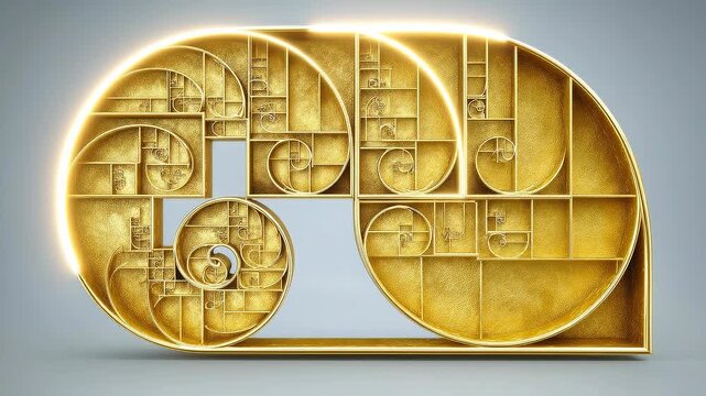 Golden Ratio Economic Cycle Blueprint Representing Recursive Macro Structure and Phased Expansion Dynamics.