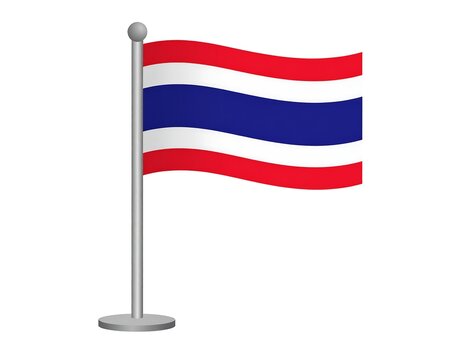 Thailands National Flag - A Symbol of Sovereignty and Identity.