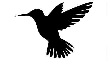 Obraz premium Majestic hummingbird in mid flight with wings spread wide freely