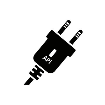API Plug Icon - Connecting Digital Interfaces.