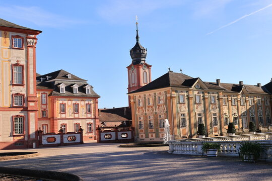 Blick auf Schloss Bruchsal	