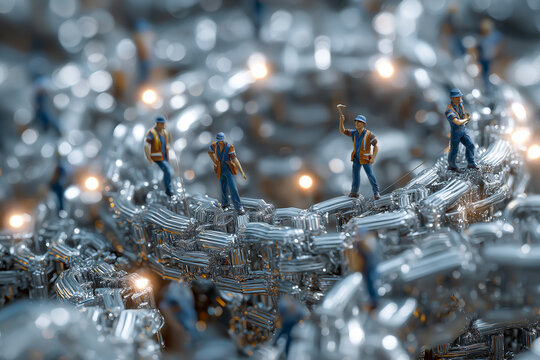 Intricate global value chains connecting manufacture