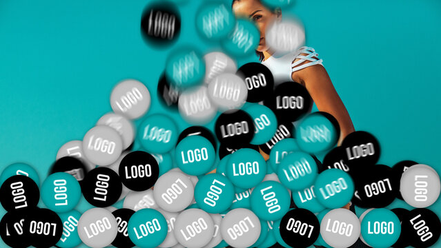 Logo Balls 4K &ndash; Dynamic Sphere Particles Logo Reveal, Smooth Motion Graphics Transition, Modern Branding Intro Animation for Promo and Social Media
