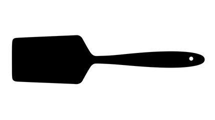 Obraz premium A silhouette of a spatula, essential tool in the kitchen