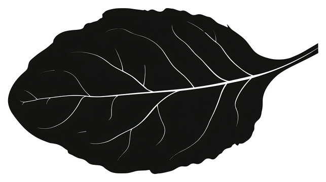 A close-up shot of a single, highly detailed leaf. The leaf's intricate veins and textures are visible, showcasing the delicate complexity of nature