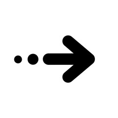 Dotted Arrow - A Symbol of Progression and Direction.