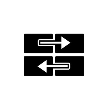 Data Exchange and Transfer Concept Illustration.