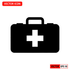 Obraz premium First Aid Kit Icon - Medical Emergency Response Symbol.