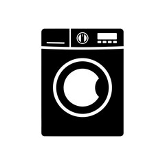 Front-loading washing machine appliance illustration.