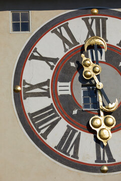 Detail of the Clock Tower Uhrturm, Graz, Austria