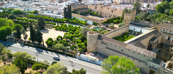 Fototapeta premium Aerial view of Cordoba, Andalusia. Southern Spain